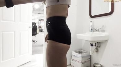 FitBryceAdams x Intern in Gym Bathroom