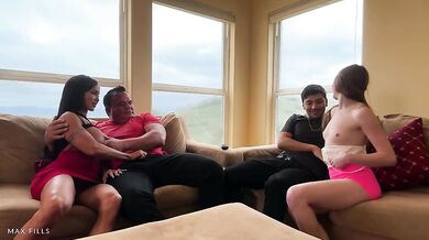 Couple Swap Mixup with Myra Moans & Jewels Jade