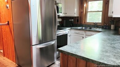 ClarkandMartha Morning kitchen deep creampie with TribalBBC