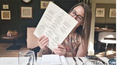 Innocent hotwife - Dinner date and a little bit of dessert