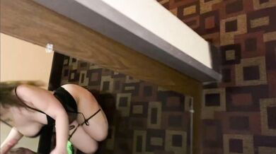 Angelinadeep - Face fucked by my Uber eats BWC