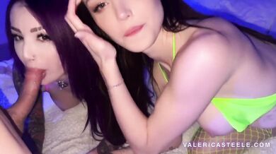 Onlyfans Valerica Steele, Dainty Wilder, Squirting Threesome POV