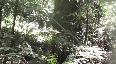 Jessie Rogers, Outdoor Solo Fucking A Dildo In The Forest Onlyfans Video Leaked