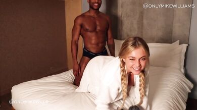 Mae Milks, Blonde Hottie Desires Facial From BBC Onlyfans Video Leaked