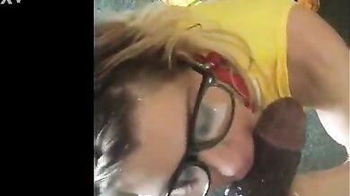 Cassie Bender Delights in Louie's Size