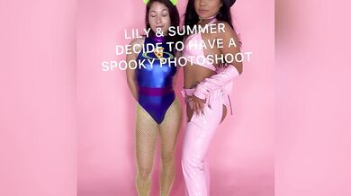 Lily Kawaii, Lily Summers, Threesome Halloween Photoshoot Onlyfans Video Leaked