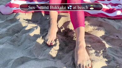 Elisa Dreams, Hotwife Sex and Bukakke At The Beach Onlyfans Video Leaked