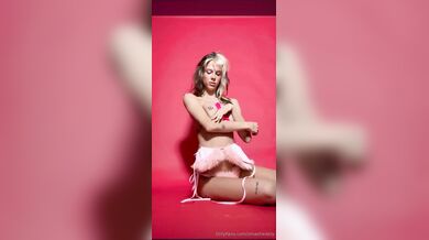 Ashley Matheson, Pink Lingerie Solo Dildo Masturbation Onlyfans Video Leaked