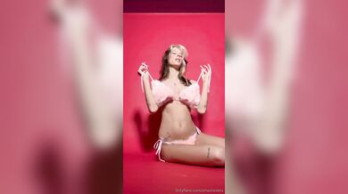 Ashley Matheson, Pink Lingerie Solo Dildo Masturbation Onlyfans Video Leaked