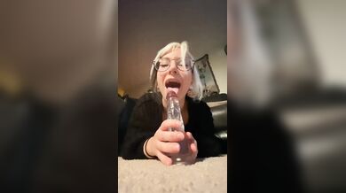 BigTittyGothEgg, Thicc PAWG Babe Clear Dildo Climax Riding Onlyfans Videl Leaked