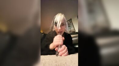 BigTittyGothEgg, Thicc PAWG Babe Clear Dildo Climax Riding Onlyfans Videl Leaked