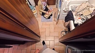 BeaSecrets, Beatrice Segreti, Curly Hair Teen Getting Fucked in The Laundry Room Onlyfans Video Leaked
