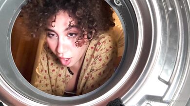 BeaSecrets, Beatrice Segreti, Curly Hair Teen Getting Fucked in The Laundry Room Onlyfans Video Leaked