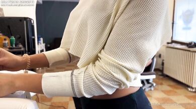 BeaSecrets, Beatrice Segreti, Curly Haired Hair Dresser Fucked Her Client In The Barber Shop Onlyfans Video Leaked