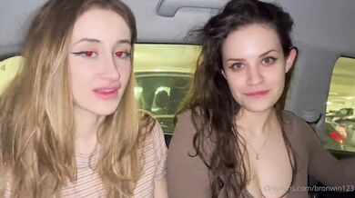 Bronwin Aurora, Amateur FFM Threesome In The Car Backseat Onlyfans Video Leaked