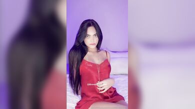 Brenda Trindade, Red Night Gown And BWC Perfect Night Onlyfans Video Leaked