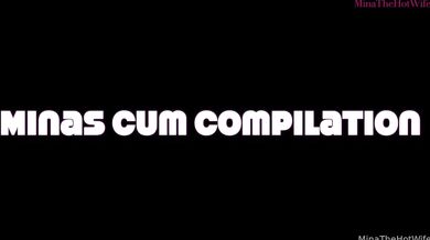 Minathehotwife - Minas cum compilation