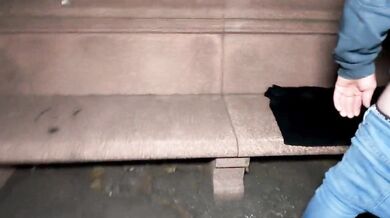 Slutwife Steff - Public threesome in London