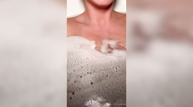 Christina Khalil, Nipple Tease In the Bathtub Onlyfans Video Leaked