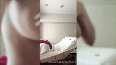 Mia Khalifa, Hot Arab Babe Topless Tease Onlyfans Video Leaked
