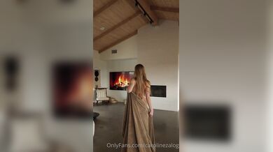 Caroline Zalog, Blonde Babe Naked Couch Tease Onlyfans Video Leaked