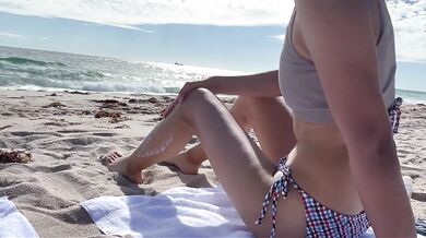 hey_itsmei - Tiny Asian MILF gets a post-beach fucking by Latino bull