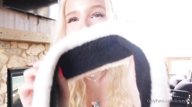 Linsey Donovan, Outdoor Fire Place Sexy Lingerie Try-On-Haul Onlyfans Video Leaked