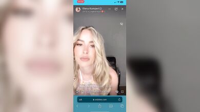 Elena Kamperi, Sexy Lingerie Try-On-Haul Live Stream Onlyfans Video Leaked