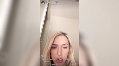Abby Rao, Thicc Blonde Teasing Her Hot Body In The Bathroom Live Stream Onlyfans Video Leaked