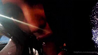 Emily Rinaudo, Giving A Blowjob While He Was Driving Onlyfans Video Leaked