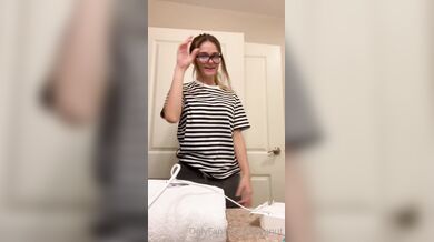 Megnutt02, Glasses Babe Teasing Her Big Natural Tits Onlyfans Video Leaked