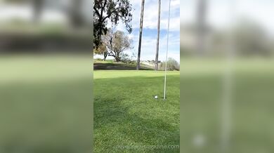 Grace Charis, Teasing Her Naked Perky Tits While Playing Golf Onlyfans Video Leaked