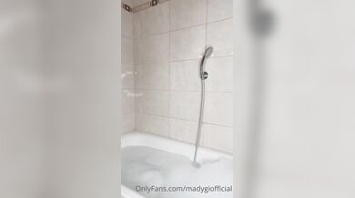 Mady Gio, Horny Babe With Big Natural Tits Bathtub Masturbation Onlyfans Video Leaked