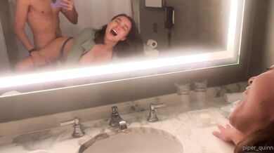 Piper Quinn, Horny Couple Having A Quickie In The Bathroom Onlyfans Video Leaked