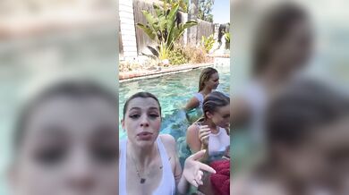 Emma Kotos, Sexy Babe Group Tease In Pool Onlyfans Video Leaked