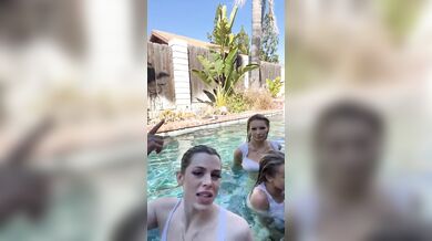 Emma Kotos, Sexy Babe Group Tease In Pool Onlyfans Video Leaked