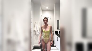 Erin Gilfoy, Sexy Lingerie Try-On-Haul In The Bathroom Onlyfans Video Leaked