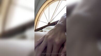 Sabrina Vaz, Blonde Girl Sexy Nightgown Sextape Onlyfans Video Leaked