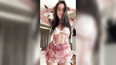 Christina Khalil, Horny Schoolgirl Rides A Massive Black Dildo Onlyfans Video Leaked