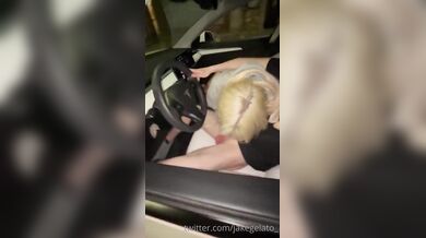 Waifumiia, Amazing Blowjob While Driving A Tesla Onlyfans Video Leaked