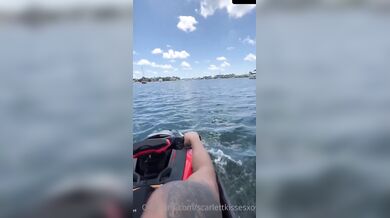 Scarlettkissesxo, Jetski Public Pov Sextape Onlyfans Video Leaked