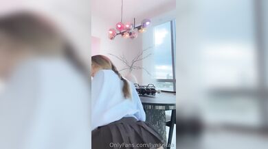 Lyna Perez, Short Skirt Panty Tease Onlyfans Video Leaked