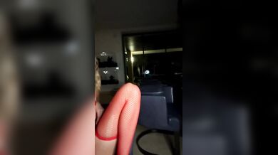 Lyna Perez, Fit Babe Red Lingerie Fishnet Livestream Onlyfans Video Leaked