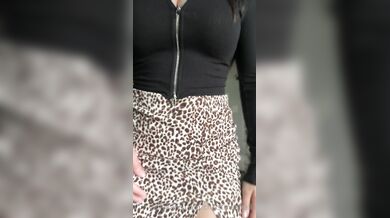 Christina Khalil, Leopard Skirt Striptease Onlyfans Video Leaked