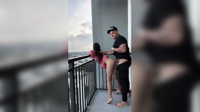 Delia Rose, Outdoor Balcony Doggystyle Sextape Onlyfans Video Leaked