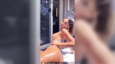 Lyna Perez, Livestream Public Balcony Striptease Onlyfans Video Leaked