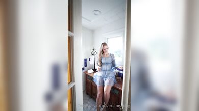 Caroline Zalog, Sexy See-Through Lingerie Ass Spread Onlyfans Video Leaked