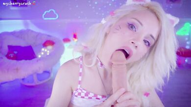 Cherry Crush, Blonde Cosplay Teen Buttplug Ass Spread Tease Onlyfans Video Leaked