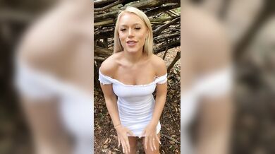 Elle Brooke, Blonde Slut Anal Creampie In The Woods Onlyfans Video Leaked