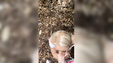 Elle Brooke, Blonde Slut Anal Creampie In The Woods Onlyfans Video Leaked